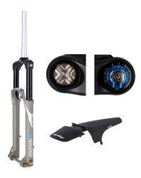 Suntour Durolux36 Federgabel 29 Zoll 160 mm 15 mm Steckachse TEAM Boost R2C2 grau taper Ahead - Produktbild - 1