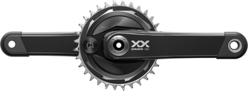 Kurbelgarnitur SRAM XX Eagle T-Type PM.Spider 12-f.,32 Z.,175, sw.,DUB,TM,o.Innenl - Produktbild - 1