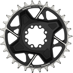 Kettenblatt SRAM T-Type,12-f,X0 Eagle,D1 30 Zähne, Alu, DM 3mm Offset, schwarz - Produktbild - 1