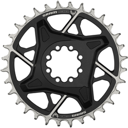 SRAM X0 Eagle 12-fach T-Type Kettenblatt 32 Zähne Aluminium 3 mm Offset schwarz - Produktbild - 1