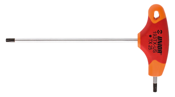 Stiftschlüssel Unior rot,TX-Profil und T-Griff TX 25,193TX-US - Produktbild - 1