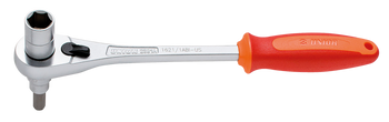 Tretlagerratsche 3/8" Unior rot, 14mm, 8mm, 1621/1ABI-US - Produktbild - 1
