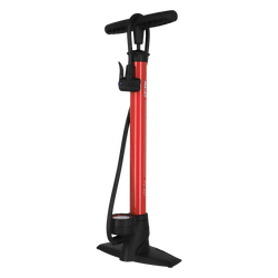 XLC Standpumpe 'Delta' PU-S07 11 bar, mit Dualkopf, rot - Produktbild - 1