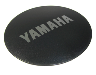 YAMAHA Logo Bezel PW/-SE/-X, links 2015/2017/2018, Yamaha Logo Silber - Produktbild - 1