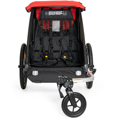 Burley HONEY BEE Kinderanhänger Onesize Rot Schwarz – Sicherer, leichter Fahrradanhänger für Kinder bis 22 kg bei Nubuk Bikes - Produktbild - 4