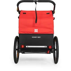 60450371-3-21372430.jpeg Burley HONEY BEE Kinderanhänger Onesize Rot Schwarz – Sicherer, leichter Fahrradanhänger für Kinder bis 22 kg bei Nubuk Bikes - Produktbild - 3