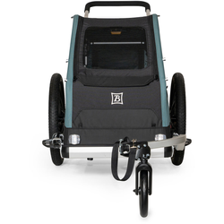 Burley BARK RANGER Hundeanhänger Türkis matt 12,10 kg robuste Bauweise für sichere Fahrradtransporte - Produktbild - 4
