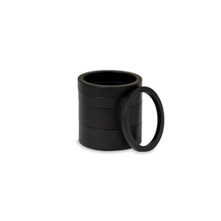 Chris King Headset Spacer Kit 2, 1 1/8"/28.6, 5 Stk., matte black - Produktbild - 1