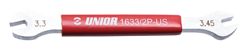 Unior 1633/2P-US Speichenschlüssel, 3.3x3.45mm, red - Produktbild - 1