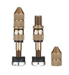 e*thirteen Quick Fill Tubeless Schrader Ventile, 23-31mm Felgentiefe, 2 Stk., bronze - Produktbild - 1