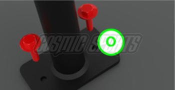 Unior 1693.2S-US Spannfutter mit Schraube mit Fixierung an Pult oder Wand, red - Produktbild - 2