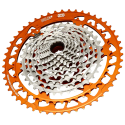 e*thirteen Helix Race 12-fach Kassette 9-52 Zähne orange – robust und präzise für MTB und Enduro - Produktbild - 2