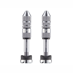 e*thirteen Quick Fill Tubeless Schrader Ventile, 23-31mm Felgentiefe, 2 Stk., silver - Produktbild - 1