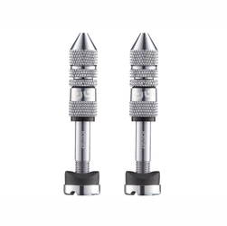 e*thirteen Quick Fill Tubeless Schrader Ventile, 16-24mm Felgentiefe, 2 Stk., silver - Produktbild - 1