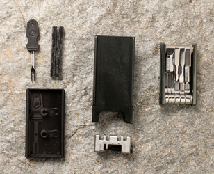 Crank Brothers F16 Multitool schwarz/silber 16 Funktionen Fahrradwerkzeug kompakt - Produktbild - 2