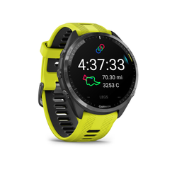 Garmin Forerunner 965 GPS Triathlonuhr, titan, black/yellow - Produktbild - 1