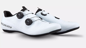 Specialized Torch 3.0 Rennradschuhe mit Carbonsohle und zwei BOA-Verschlüssen, weiß - Produktbild - 1