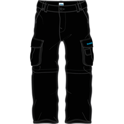 SHIMANO WORKSHOP ZIP PANTS BLACK, S 65% PES/35% COTTON - Produktbild - 1