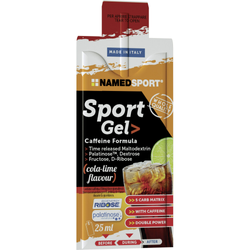 NAMEDSPORT Energie-Gel SPORT GEL Cola Lime - 32x25ml - Produktbild - 1