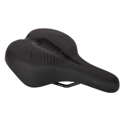 Ergotec ES Comfort M soft Fahrradsattel für aufrechte Sitzposition, 265 x 190 mm, schwarz - Produktbild - 1