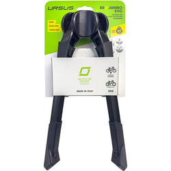 45-4-107-21385040-21385040.jpg Ursus Zweibeinständer JUMBO EVO XL Aluminium 330 mm schwarz für bis 29 Zoll Reifen mit Tretkurbelschutz - Produktbild - 1