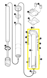 Crankbrothers Highline 11 Quill Assembly Schafteinheit, 30.9/31.6mm, 150mm - Produktbild - 1