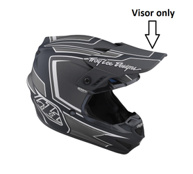 Troy Lee Designs GP Helmvisier, Ritn, black/gray SALE - Produktbild - 1