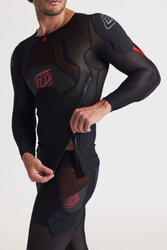 Troy Lee Designs Stage Ghost D3O Langarm Baselayer schwarz XL mit leichter Schutzfunktion ideal für MTB und Downhill - Produktbild - 2