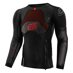 561906003---1-21385645.jpg Troy Lee Designs Stage Ghost D3O Langarm Baselayer Schwarz Größe M mit integriertem Aufprallschutz - Produktbild - 1