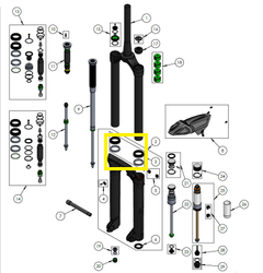 DVO Dichtungskit, 38mm, Onyx 38 D1|D2|WP - Produktbild - 1 DVO Dichtungskit, 38mm, Onyx 38 D1|D2|WP - Produktbild - 1