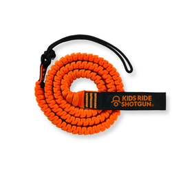 Kids Ride Shotgun MTB Tow Rope Abschleppseil, 1.7 <br>- 3.3m, orange - Produktbild - 1