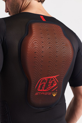 Troy Lee Designs Stage Ghost D3O Baselayer kurzarm schwarz Größe M atmungsaktiv stoßdämpfend Mountainbike Downhill - Produktbild - 3