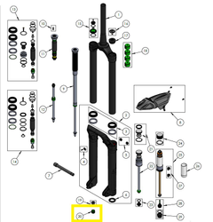 DVO Einstellknopf Zugstufe, Onyx 38 D1|D2 - Produktbild - 1