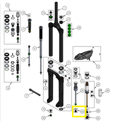 DVO Bodenschraubenkit Lufteinheit SL, Onyx 38 D1|D2|WP SL - Produktbild - 1