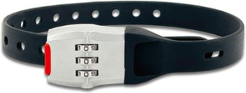 Voxom Fahrradschloss Sch5 schwarz, Zahlencode 3-stellig, 18mm x 600mm - Produktbild - 1