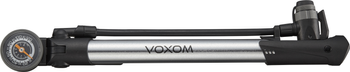Voxom Mini-Standluftpumpe Pu14 silber, 8,3 Bar 5,5 Bar (High Volume), clever Ventil - Produktbild - 1