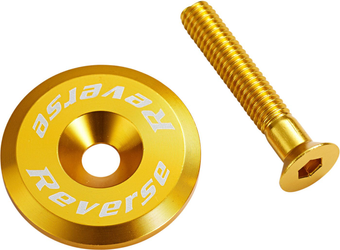 Steuersatzkappe mit Schraube gold - Produktbild - 1