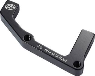 Shimano Reverse Bremsscheibenadapter IS-PM 203 mm Hinterrad schwarz - Produktbild - 1