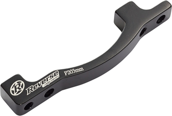 Reverse Bremsscheibenadapter PM-PM 43 mm vorne schwarz für sicheres Bremsen bei Nubuk Bikes - Produktbild - 1