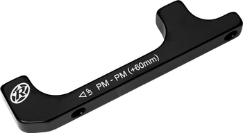 REVERSE Bremsscheibenadapter PM-PM (+60mm), schwarz - Produktbild - 1