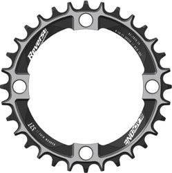 Kettenblatt Black One 32T / schwarz-silber - Produktbild - 1