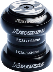 Reverse Steuersatz Base 1 1/8" A-head EC34/28,6 EC34/30 Schwarz hochwertig robust leicht - Produktbild - 1
