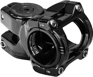 Vorbau Black-ONE D-2 35 mm Titanium D-2 35mm, Ø31,8 & Ø35mm, Schwarz inkl. Top Cap, Schraube, Kralle - Produktbild - 1