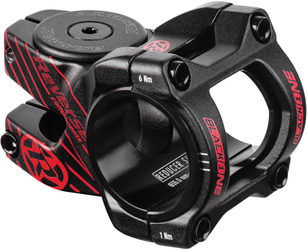 Reverse Vorbau Black-ONE D-2 35 mm für 31,8 & 35 mm – inkl. Top Cap, Schraube & Kralle – Schwarz-Rot - Produktbild - 1