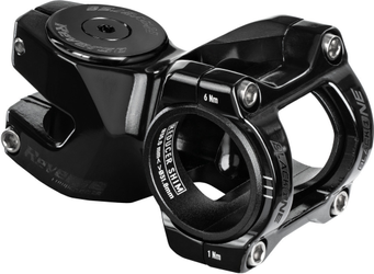 Vorbau Black-ONE D-2 50mm Titanium D-2 50mm Ø31,8 & Ø35mm (Schwarz) inkl. Top Cap, Schraube, Kralle - Produktbild - 1
