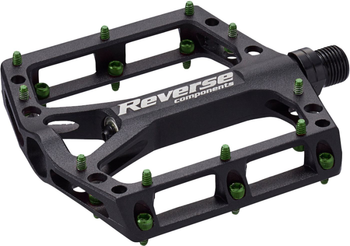 Pedal Black ONE Alu / CrMo / schwarz-hellgrün - Produktbild - 1
