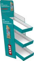CLIF BAR Thekendisplay Tray mit 3 Fächern leer "Feed your adventure" - Produktbild - 1