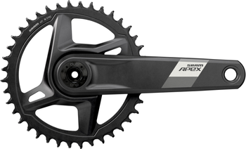 Kurbelgarnitur SRAM Apex 1 DUB wd 83A AI 175 mm 42 Z, 12-fach, schwarz, alu, DM, ohne DUB-Lager - Produktbild - 2