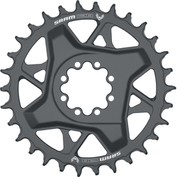 Kettenblatt SRAM T-Type GX Eagle D1 30 Zähne, Alu, DM 3mm Offset, polargrau - Produktbild - 1