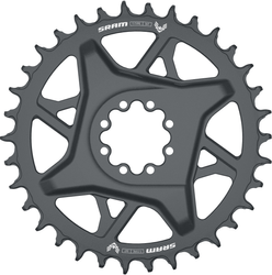 Kettenblatt SRAM T-Type GX Eagle D1 34 Zähne, Alu, DM 3mm Offset, polargrau - Produktbild - 1